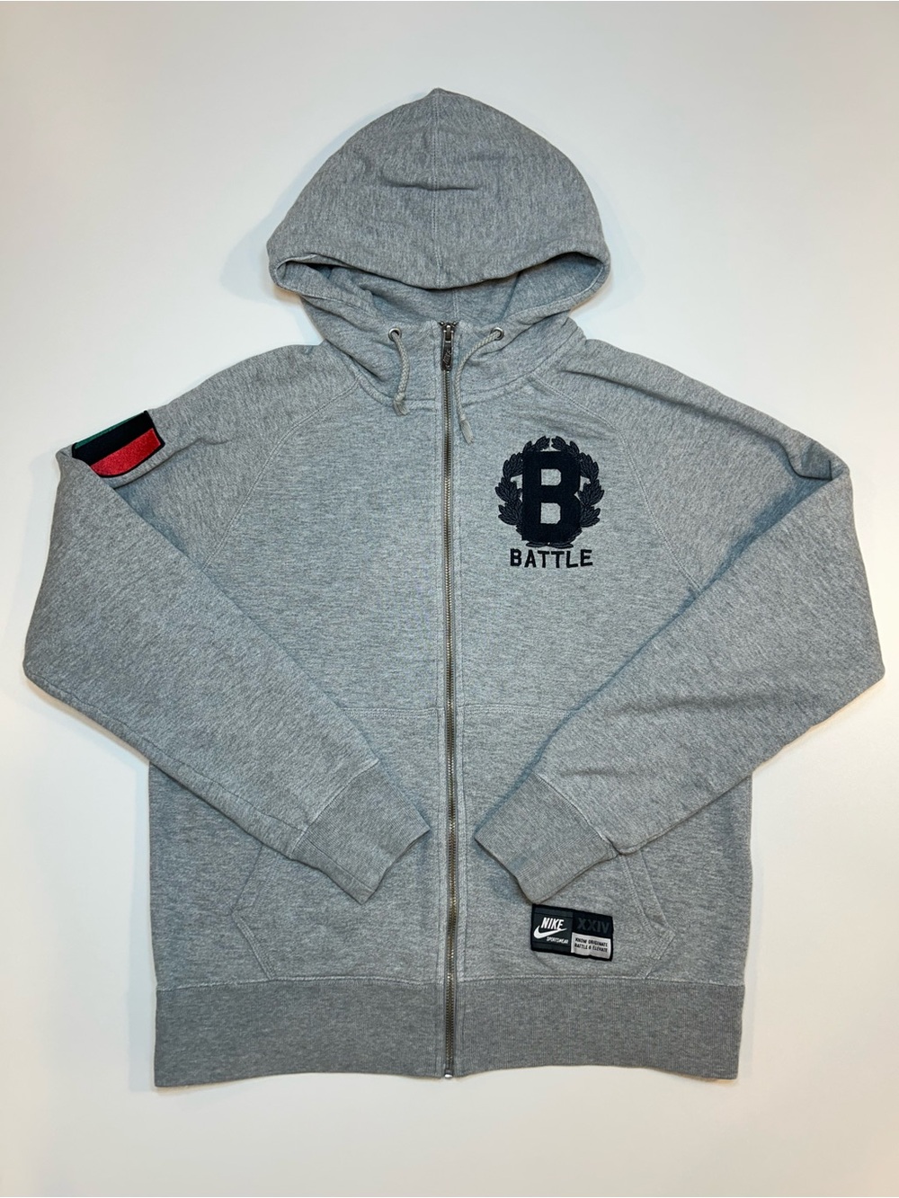 Nike Kobe Bryant XXIV Battle Elevate Full Zip Hoodie Grey Sportswear Jacket
